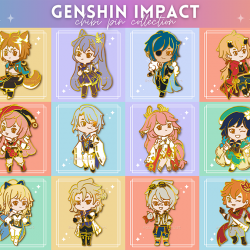 Genshin Impact ♕ Chibi Pin Collection